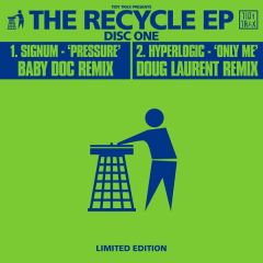 Signum/Hyperlogic (Recycle1) - Signum/Hyperlogic (Recycle1) - Pressure (Remix) / Only Me (Remix) (Green Vinyl) - Tidy Trax