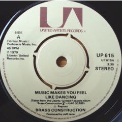 Brass Construction - Brass Construction - Music Makes You Feel Like Dancing - United Artists Records