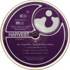 Air Liquide - Air Liquide - Homicidal Diary - Harvest