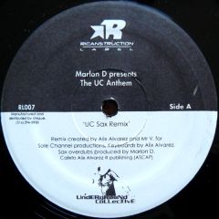 Marlon D / Mr V - Marlon D / Mr V - Uc Anthem (Remix) - Ricanstruction