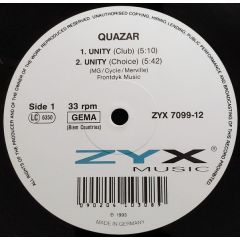 Quazar - Quazar - Unity - ZYX Music