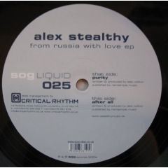 Alex Stealthy - Alex Stealthy - From Russia With Love EP - Sog Liquid