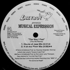 Musical Expression - Musical Expression - The Way I Feel (The Re-Remix) - 	Lazyboy Records