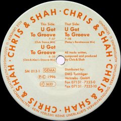 Chris & Shah-U - Chris & Shah-U - U Got To Groove - Sodom Music