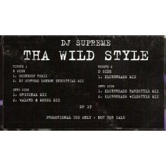 DJ Supreme - DJ Supreme - Tha Wildstyle - Distinct'Ive Records