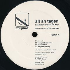 Alt An Tagen - Alt An Tagen - Darks Secrets Of The New Age - Sonic Groove