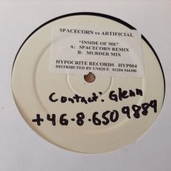 Spacecorn Vs. Artificial - Spacecorn Vs. Artificial - Inside Of Me - Hypocrite Records