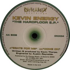 Kevin Energy - Kevin Energy - The Hardfloor E.P. - Dynamix 
