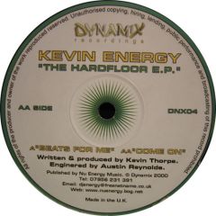Kevin Energy - Kevin Energy - The Hardfloor E.P. - Dynamix 