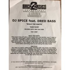 DJ Spice & Dred Bass - DJ Spice & Dred Bass - Walk The Earth - Back2Basics