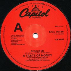 A Taste Of Honey - A Taste Of Honey - Rescue Me - Capitol
