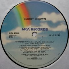 Bobby Brown - Bobby Brown - My Prerogative - MCA