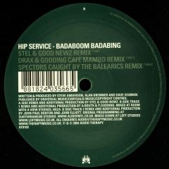 Hip Service - Hip Service - Badaboom Badabing (Remixes) - Audio Therapy