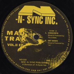 N Sync Inc Presents - N Sync Inc Presents - Mad Trax Ii - N Sync Inc