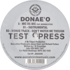 Donae'O - Donae'O - Mic Da Mic - Social Circles