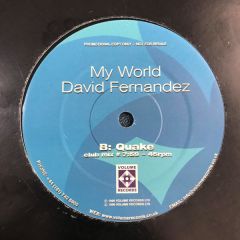 David Fernandez - David Fernandez - My World - Volume Records