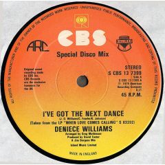 Deniece Williams - Deniece Williams - I'Ve Got The Next Dance - CBS