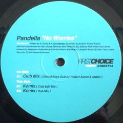 Pandella - Pandella - No Worries / Keep The Fire Burning - First Choice