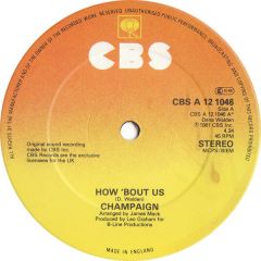 Champaign - Champaign - How 'Bout Us - CBS
