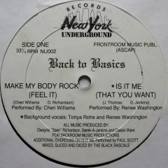 Various Artists - Various Artists - Back To Basics EP - New York Underground
