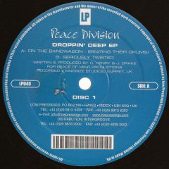 Peace Division - Peace Division - Droppin' Deep EP - Low Pressings