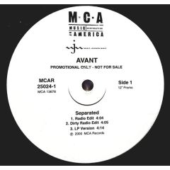 Avant - Avant - Separated - MCA