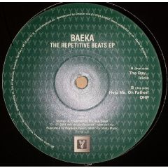 Baeka - Baeka - The Repetitive Beats EP - Yellhouse Records