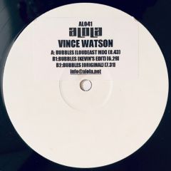 Vince Watson - Vince Watson - Bubbles - Alola
