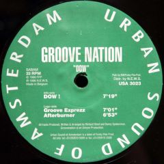 Groove Nation - Groove Nation - DOW - Urban Sound Of Amsterdam
