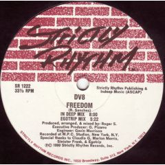DV8 - DV8 - Freedom / Thoughts Of Tomorrow - Strictly Rhythm