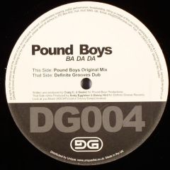 Pound Boys - Pound Boys - Ba Da Da - Definite Grooves