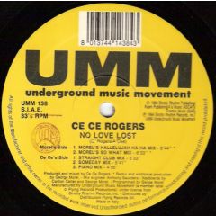 Ce Ce Rogers - Ce Ce Rogers - No Love Lost - UMM
