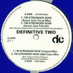 Definitive Two - Definitive Two - I'm Stronger Now - Deconstruction