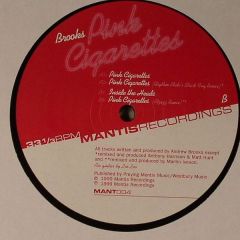 Brooks - Brooks - Pink Cigarettes - Mantis Recordings