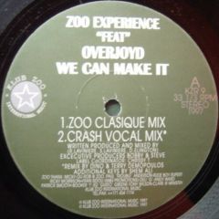 Zoo Experience - Zoo Experience - We Can Make It - Klub Zoo