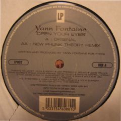 Yann Fontaine - Yann Fontaine - Open Your Eyes - Low Pressing