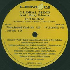 Global Mind - Global Mind - In The Heat - Lemon Records