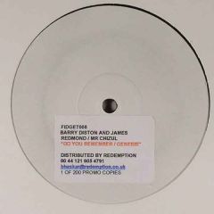 Barry Diston & James Redmond - Barry Diston & James Redmond - Do You Remember - Fidget