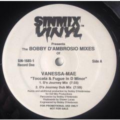 Vanessa-Mae - Vanessa-Mae - Toccata And Fugue In D Minor - Sinmix Vinyl