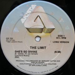 The Limit - The Limit - She's So Divine - Arista