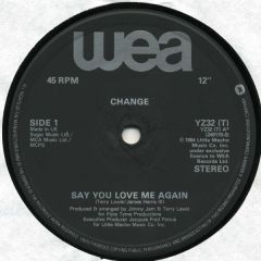Change - Change - Say You Love Me Again / Change Medley - WEA