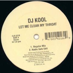 DJ Kool - DJ Kool - Let Me Clear My Throat - CLR