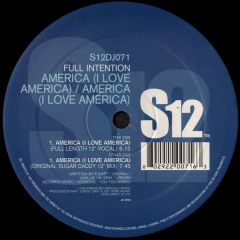 Full Intention - Full Intention - America (I Love America) - S12 Simply Vinyl
