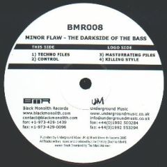 Minor Flaw - Minor Flaw - The Darkside Of The Bass - Black Monolith Records