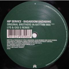 Hip Service - Hip Service - Badaboom Badabing - Audio Therapy