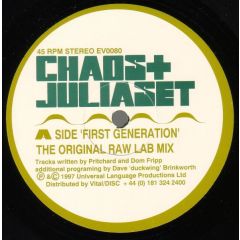Chaos & Julia Set - Chaos & Julia Set - First Generation (The Original Raw Lab Mix) - Evolution