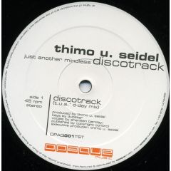 Thimo U. Seidel - Thimo U. Seidel - Discotrack - Opaque