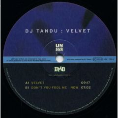 DJ Tandu - DJ Tandu - Velvet - Unsubmissive