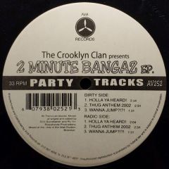 The Crooklyn Clan - The Crooklyn Clan - 2 Minute Bangaz EP - AV8