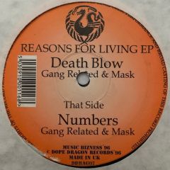 Gang Related & Mask - Gang Related & Mask - Reasons For Living EP - Dope Dragon